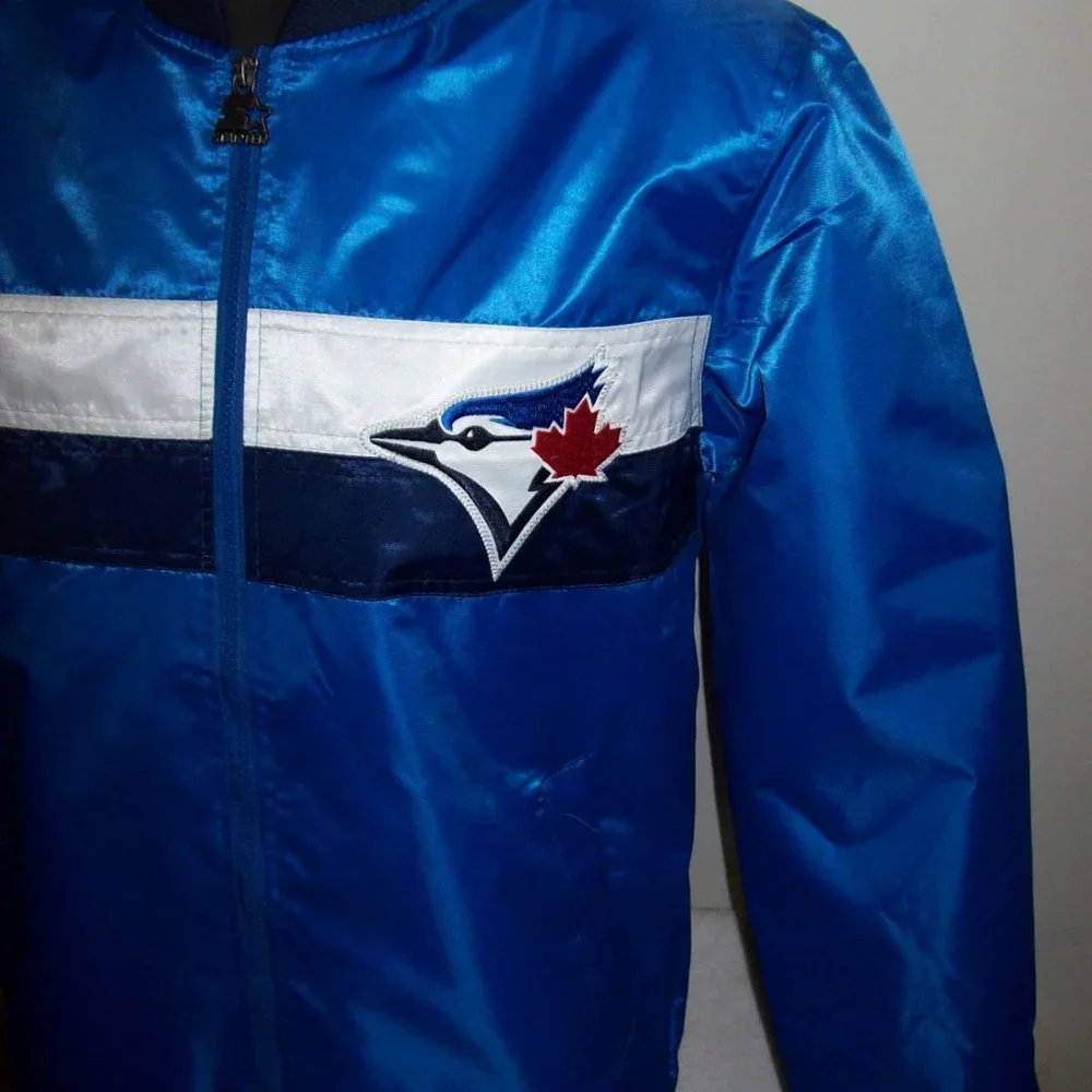 TORONTO BLUE JAYS Starter Full Zip Spring / Fall Jacket 2X - Picture 4 of 11